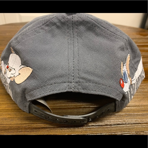 VINTAGE 90s Pinky and the Brain Animaniacs Hat NWT - Picture 9 of 16
